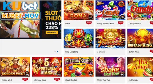 Slot game Slot Game KUBET cung cấp kho game đa dạng