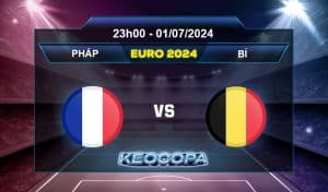 Soi kèo Pháp vs Bỉ
