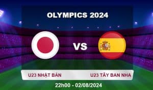 Soi kèo U23 Nhật Bản vs U23 Tây Ban Nha